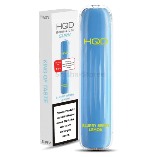 HQD Wave - Blue Razz Lemon Vape Blurry Berry Lemon