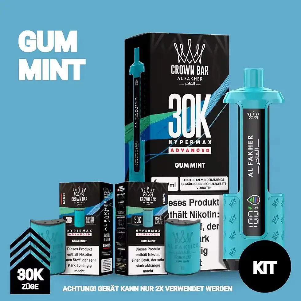 Al Fakher 30K - Gum Mint - Hypermax Kit