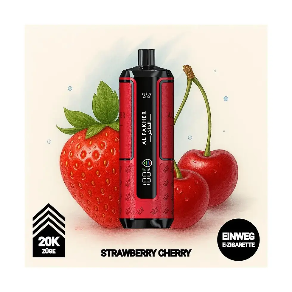 Al Fakher 20K - Strawberry Cherry - Crown Bar hypermax
