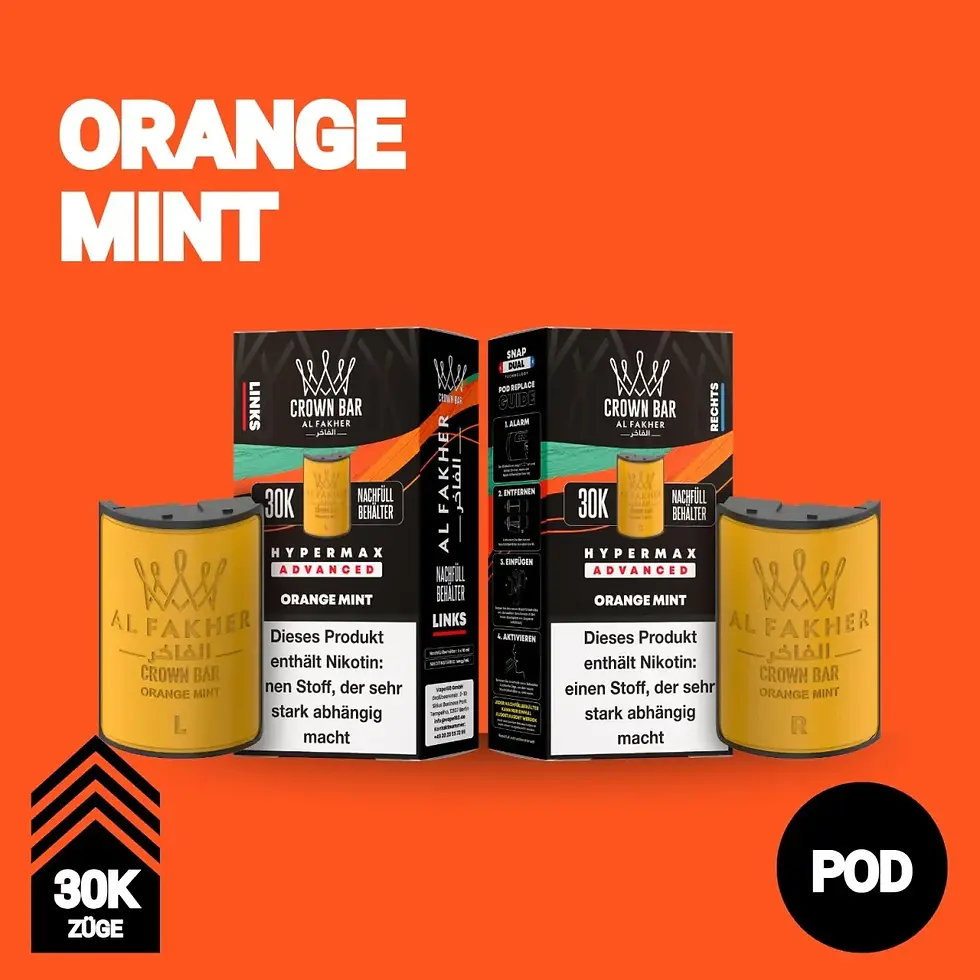Al Fakher 30K - Orange Mint - Hypermax Pod