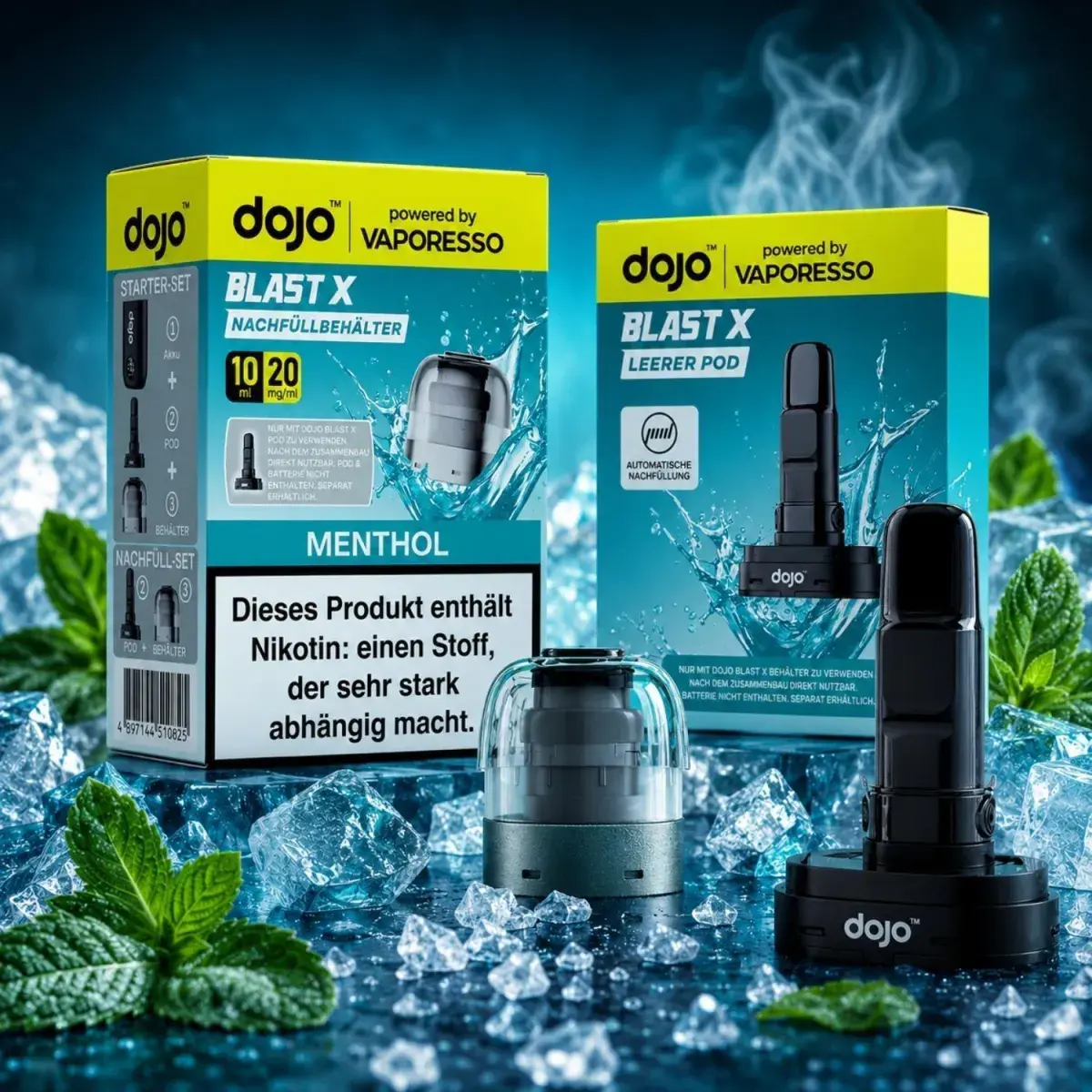 Dojo Blast X by Vaporesso - Menthol - Pod + Leerpod