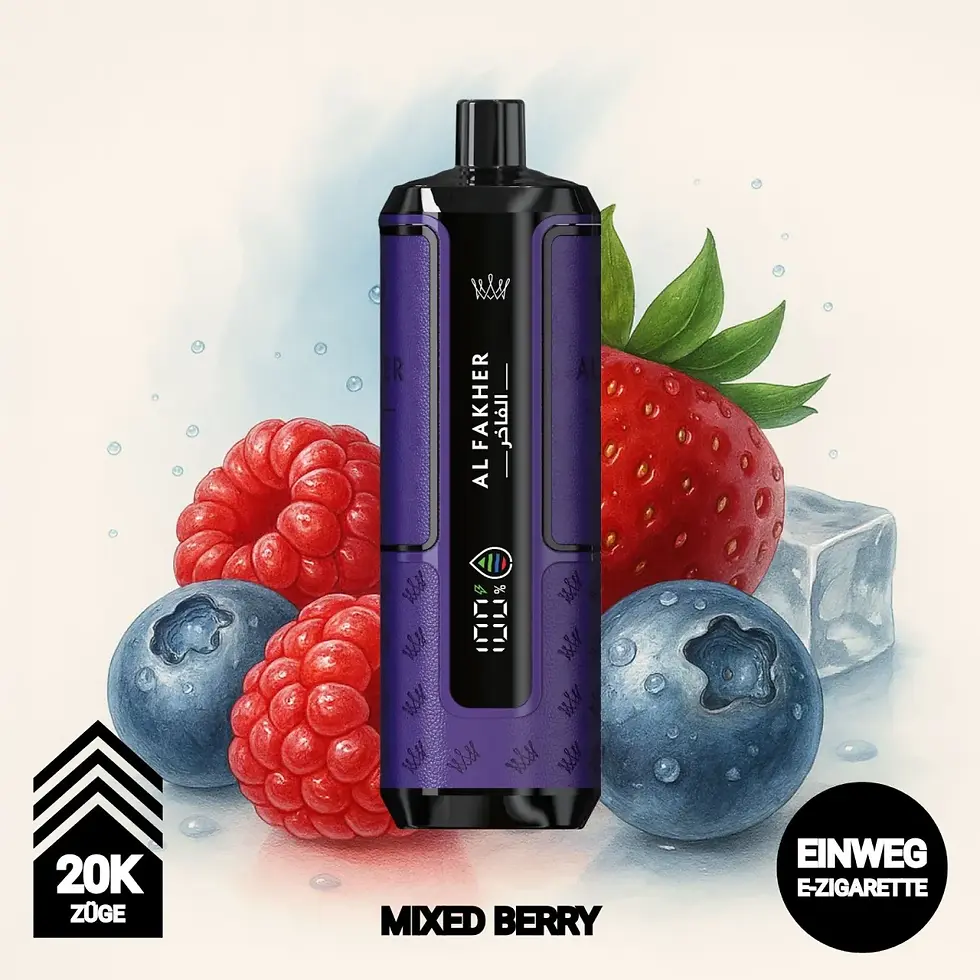 Al Fakher - Crown Bar - 20K - Mixed Berry