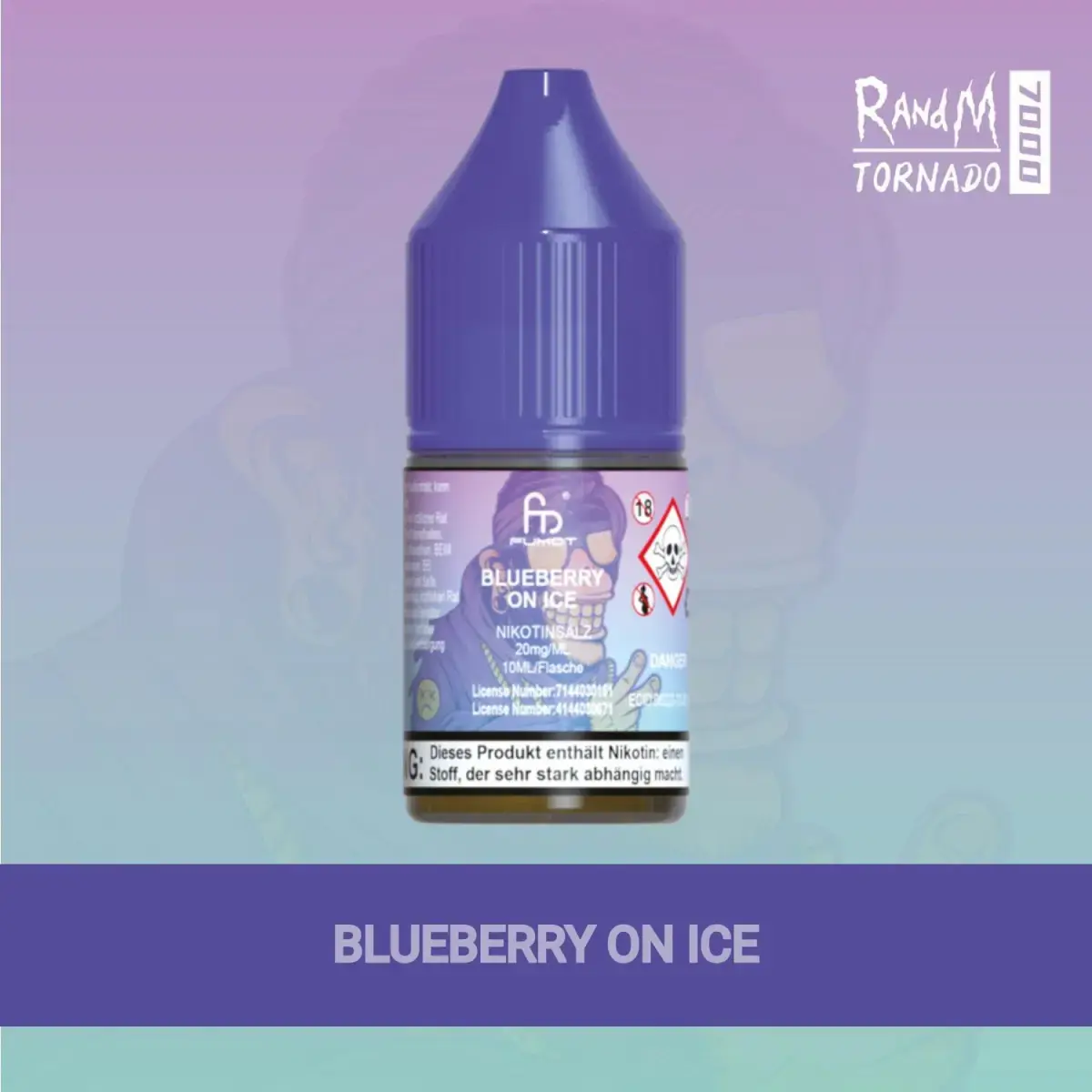 RandM Tornado Liquid - Blueberry On Ice 20mg/ml