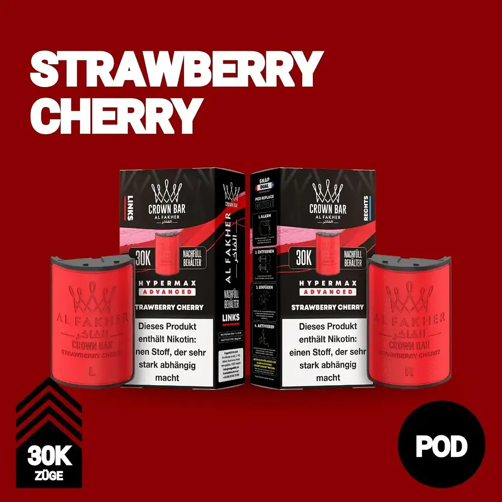 Al Fakher 30K - Strawberry Cherry - Hypermax Pod