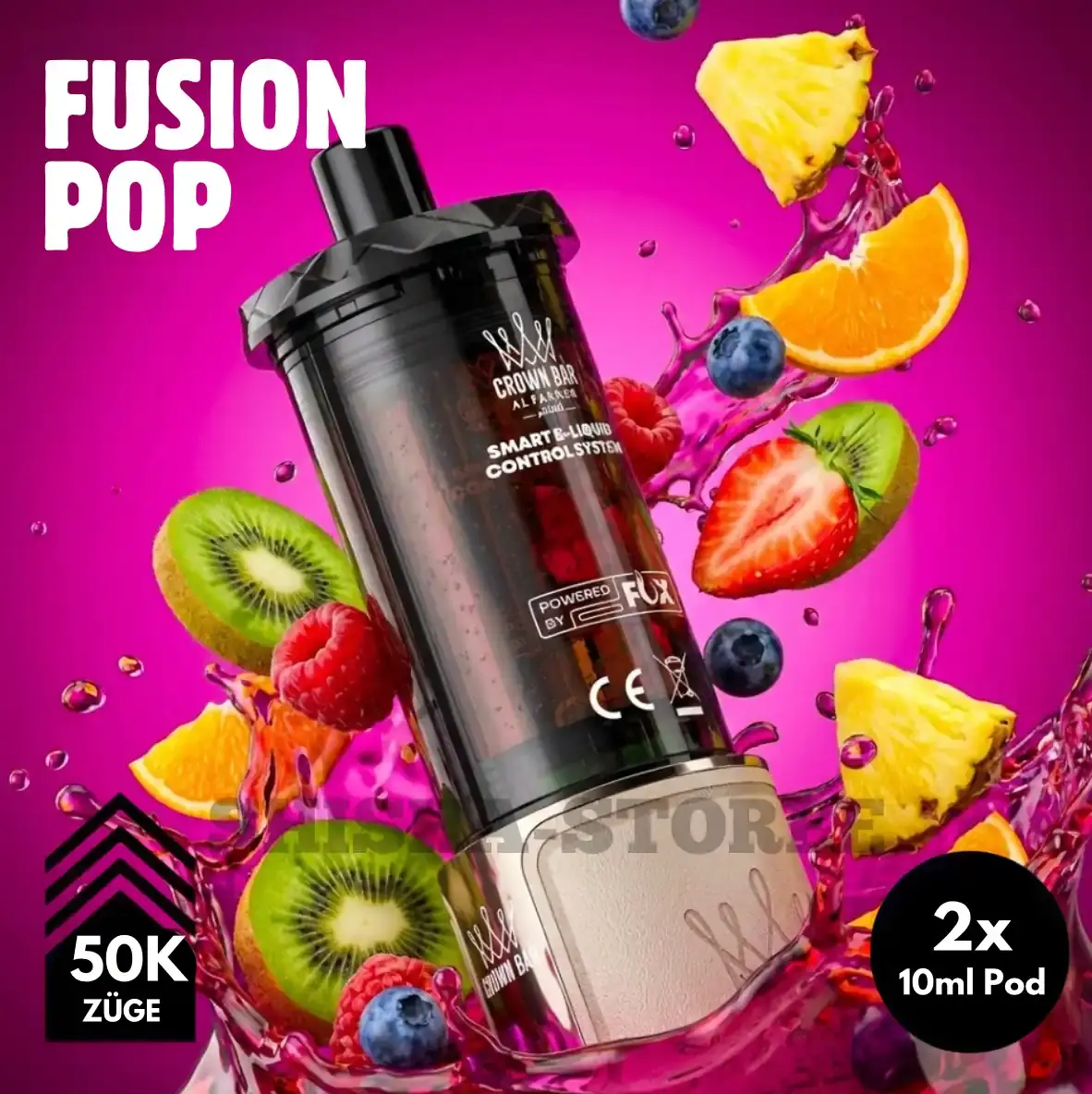 Al Fakher 50K Hypermax Prime - Pods - Fusion Pop 2er
