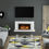 Thumbnail: Pryzm Vardo Timber Electric Fireplace 53"