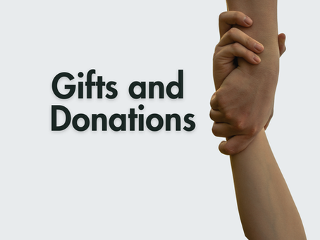 Gifts and Donations