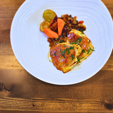 Deliciously Elegant Saltimbocca Recipe with Roasted Vegetables for Two