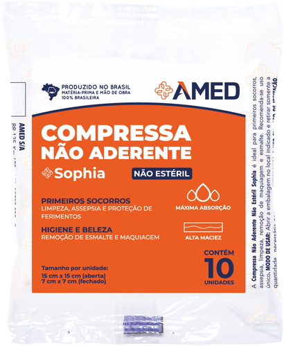 SOPHIA - Compressa não aderente | AMED S/A