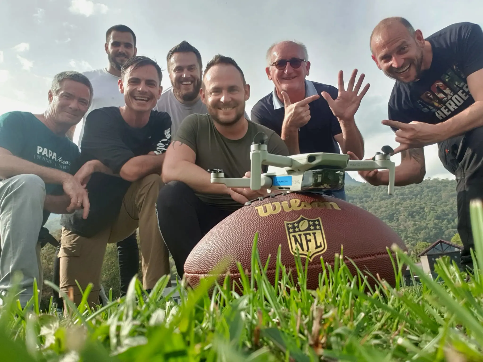 football americain nfl chez Drone Process
