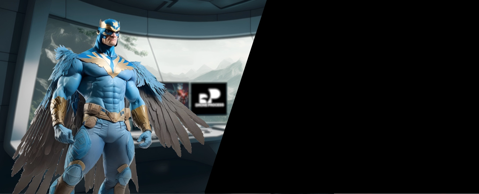 captain eagle, drone heroes, drone process