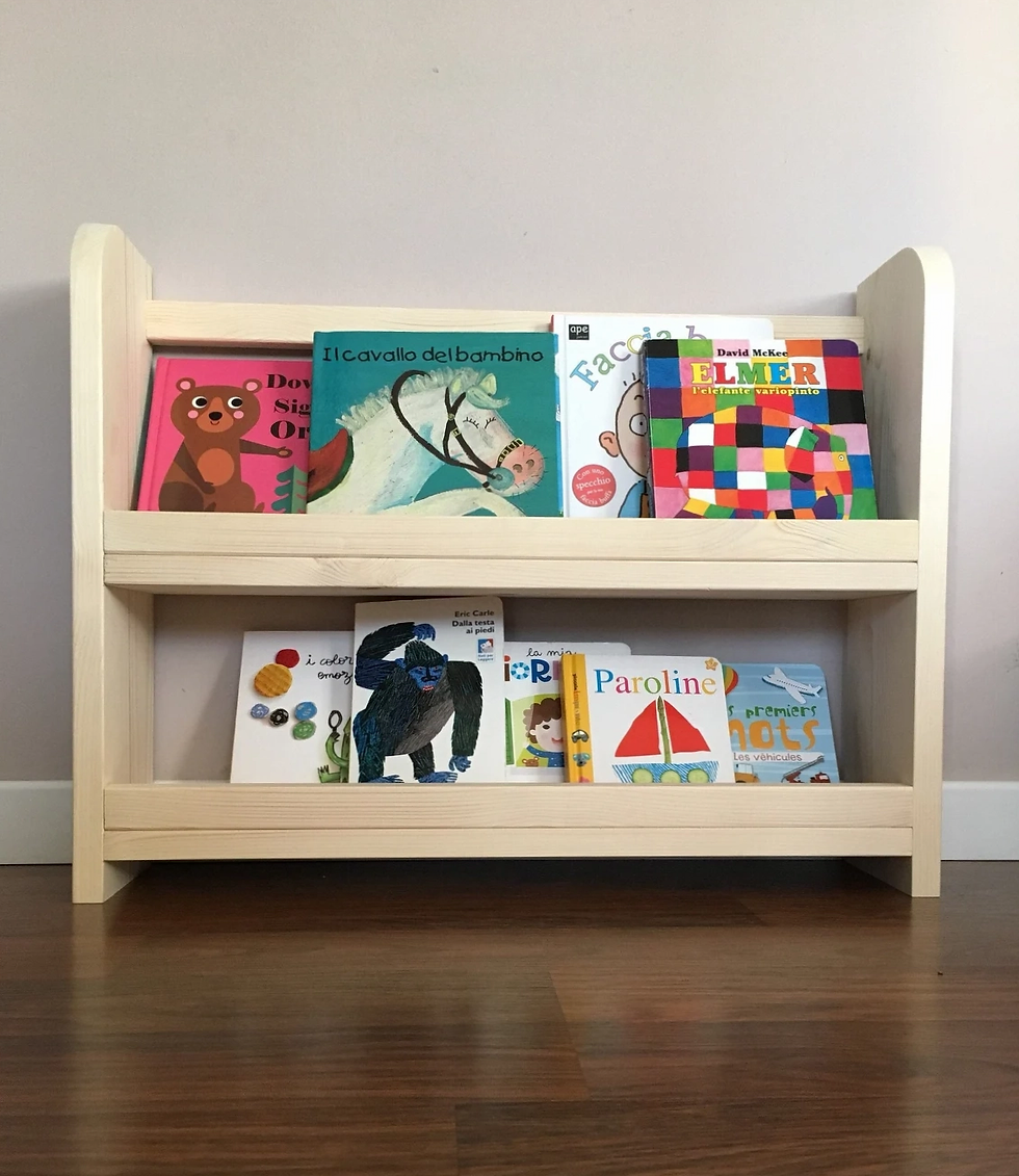 Libreria frontale montessoriana