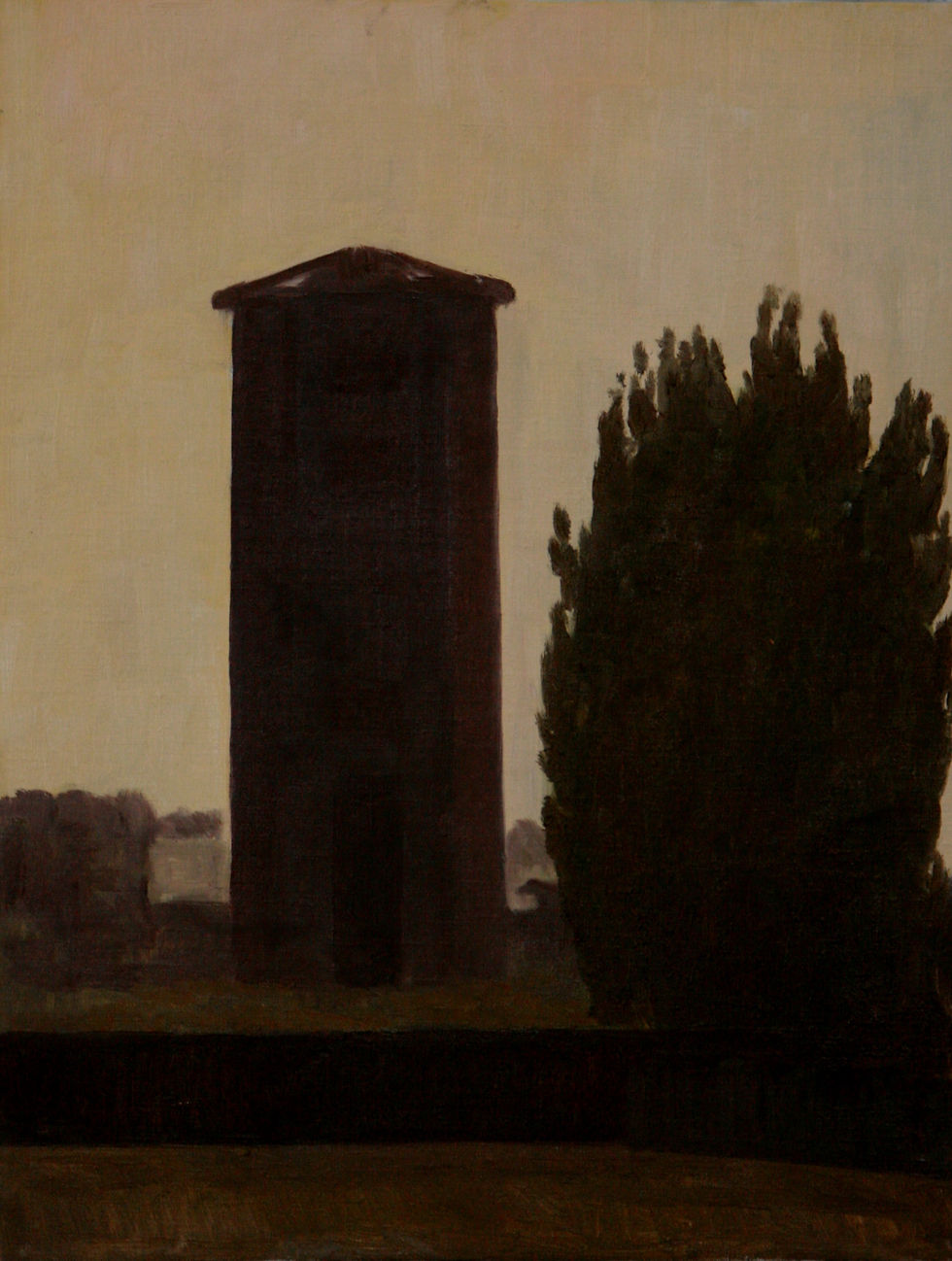 Полковниченко А.К. Башня Пиросмани х.м., 50х70, 2012г.