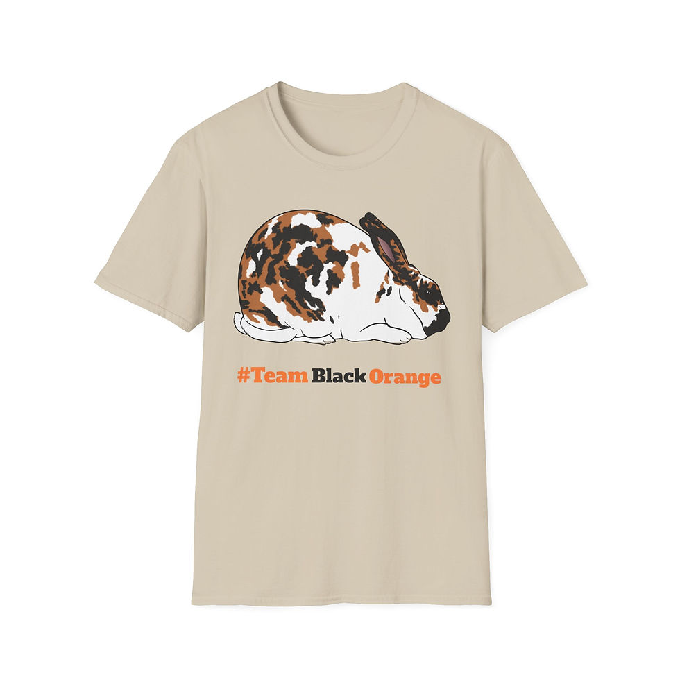 Thumbnail: #Team Black Orange Unisex *Softstyle* T-Shirt