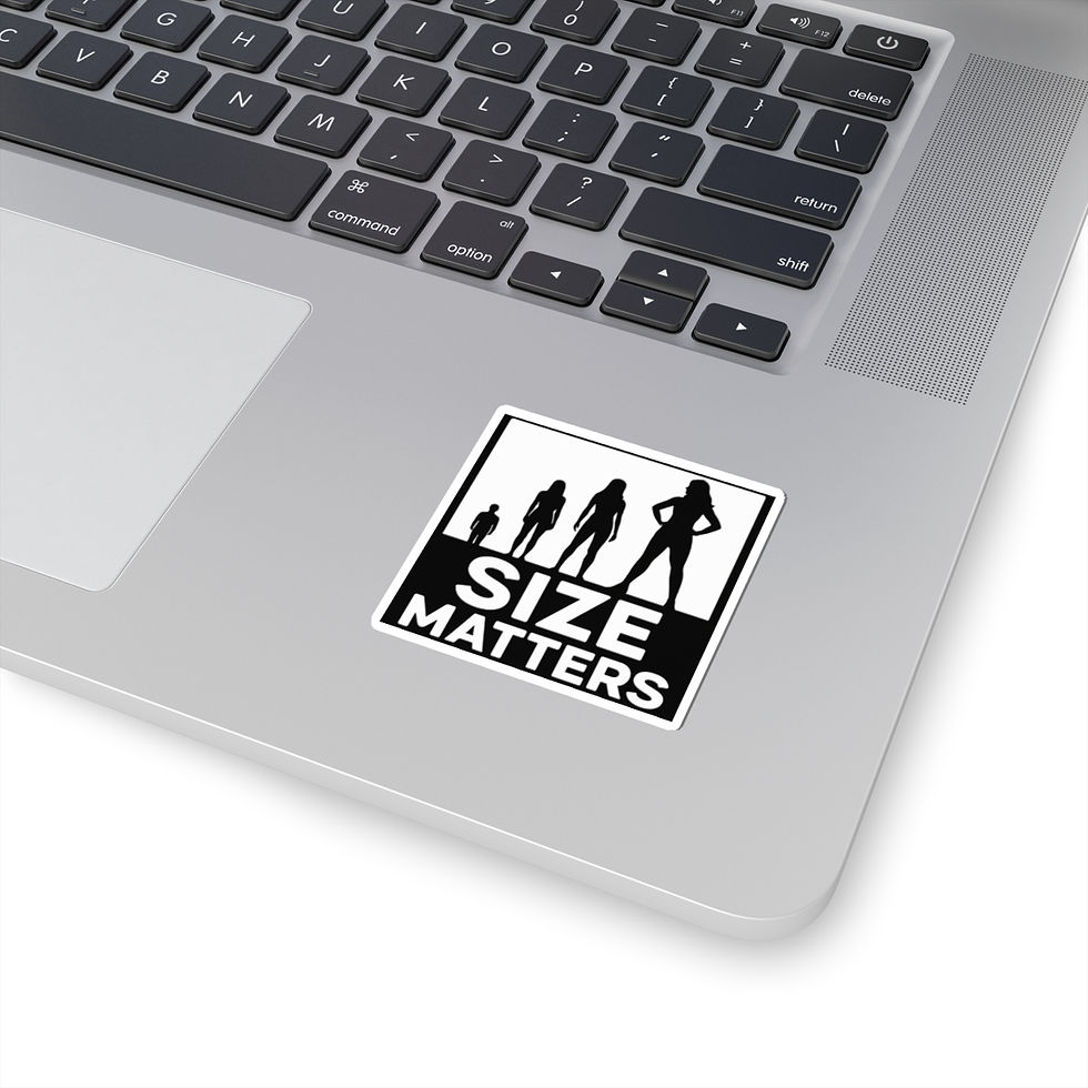 Thumbnail: Size Matters Stickers 3x3