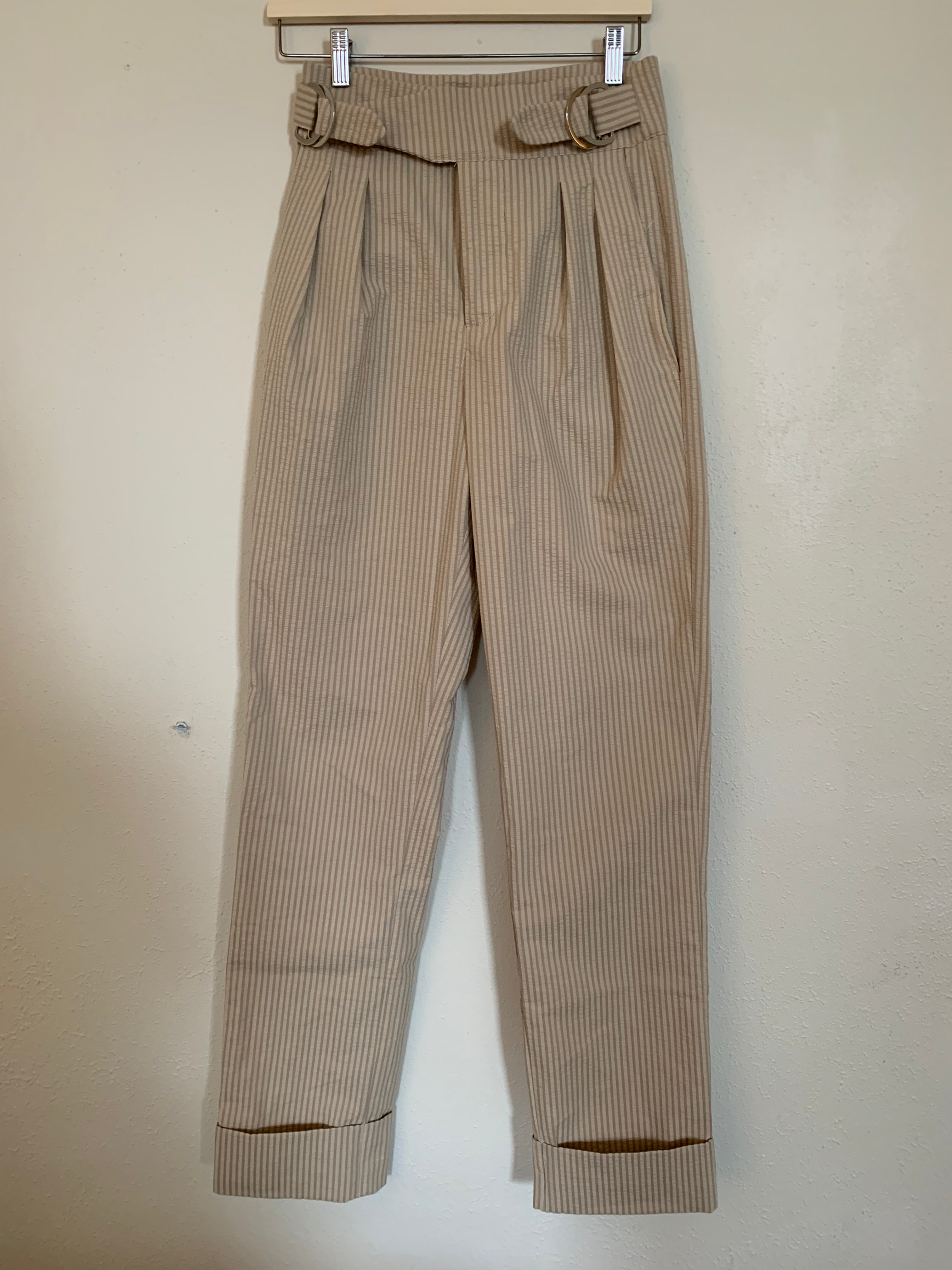HIGHWAIST SIMPLE ADJUSTABLE TROUSERS