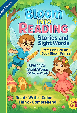 Cover of the book Bloom Into Reading Level 3 that features the Bloom Book Fairies