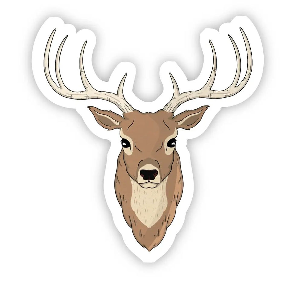 Deer Sticker