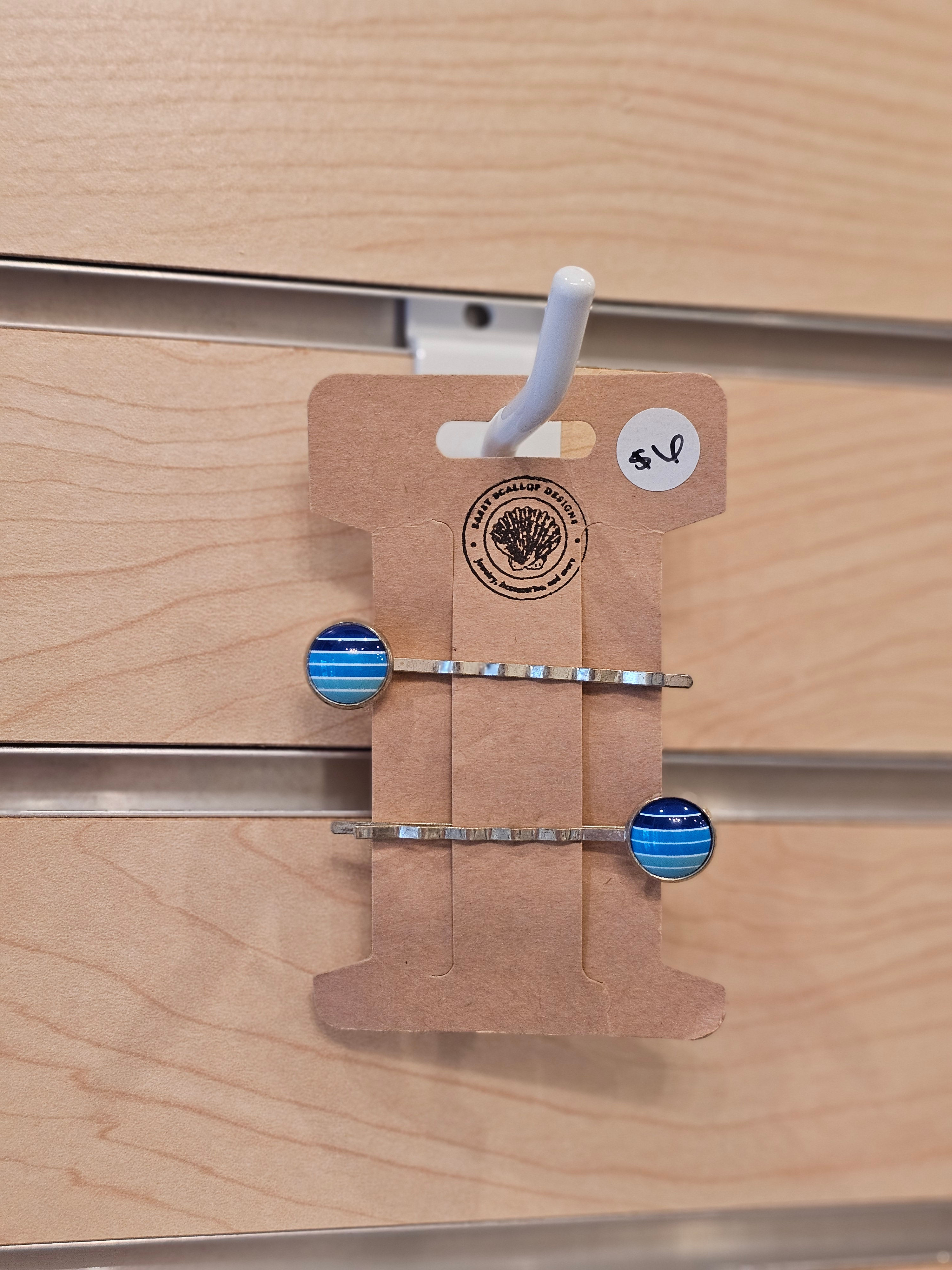 Blue Ombre Hair Pins