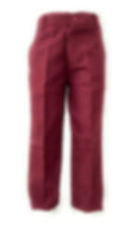 Miniatura: Pantalón Escolar Tinto Frontal