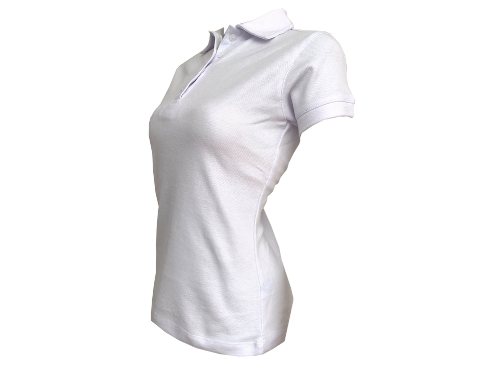 Thumbnail: Playera Polo Blanca Dama