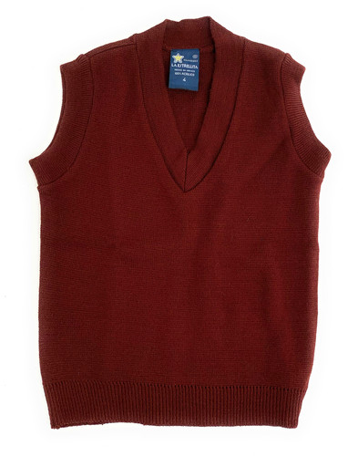 Chaleco Cuello V Escolar La Estrellita