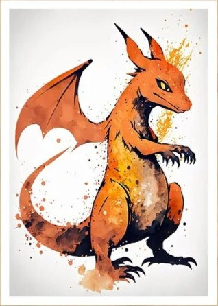 Pokemon poster: Charizard