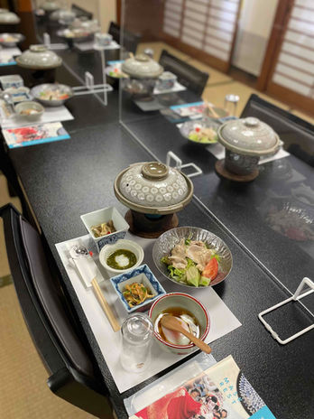 遊福旅館　食事