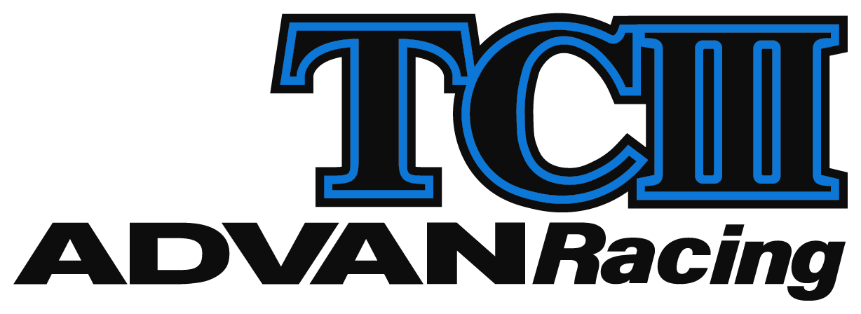 Advan TCIII Spoke Stickers - Black/Hyper Blue (4 PCS)