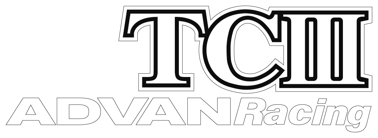 Advan TCIII Spoke Stickers - White/Black (4 PCS)