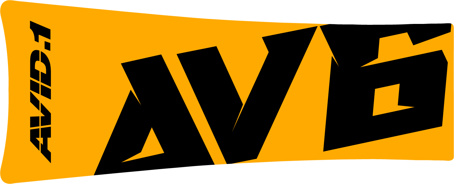 AVID.1 AV06 OG3 Wheel Spoke Stickers - Deep Yellow/Black (4 PCS)