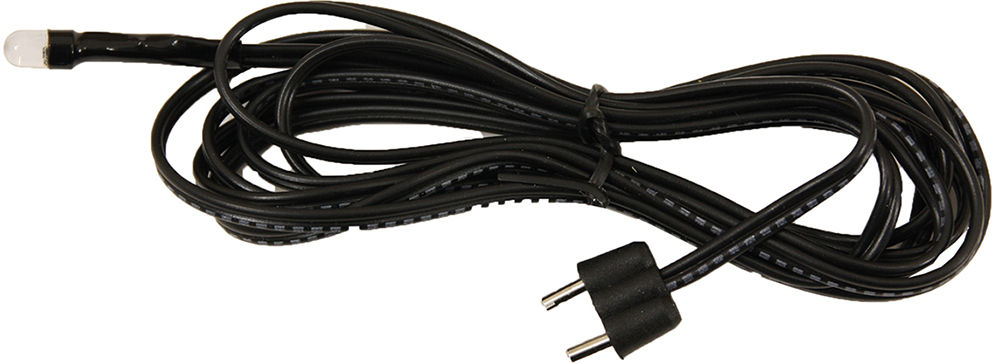 LED weiß mit Kabel + Stecker, Flackerfunktion, LED