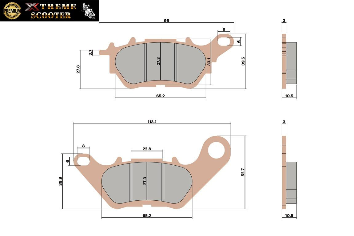 Bremsbelagset - Malossi