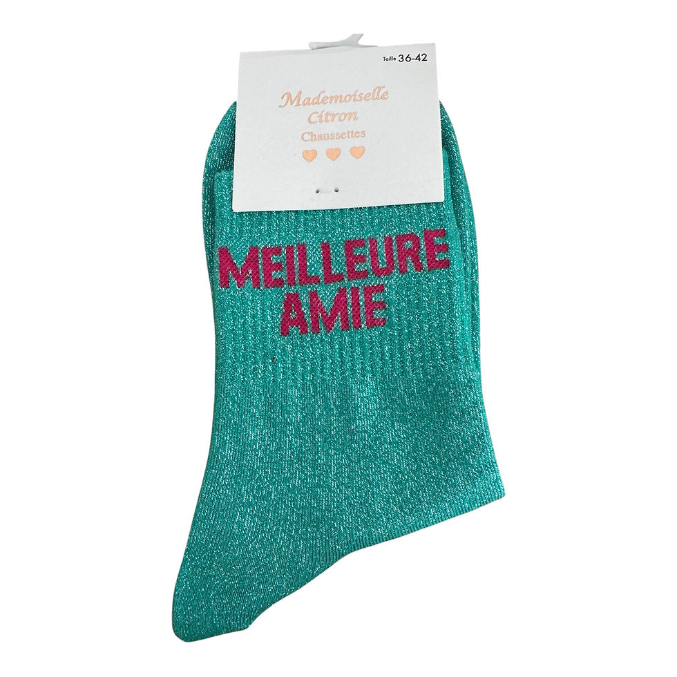 Miniature : CHAUSSETTES A PAILLETTES MEILLEURE AMIE