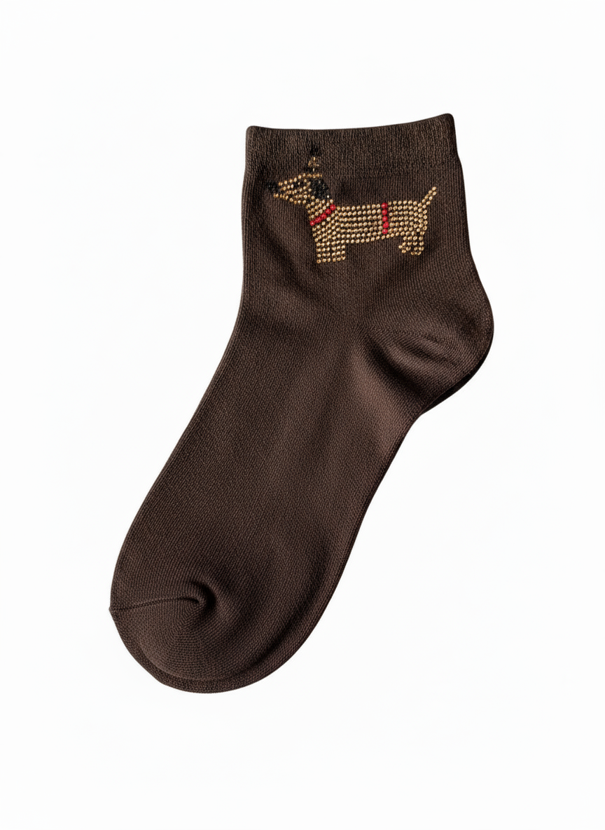 Miniature : CHAUSSETTES CHIENS STRASS