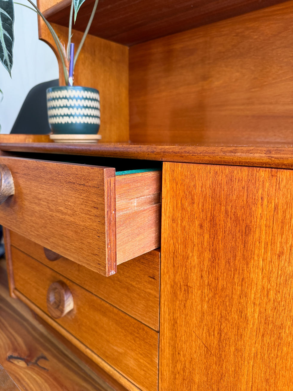 Thumbnail: Vintage 1960s Mid-Century Modern Teak Cabinet by Portwood Furniture (UK)