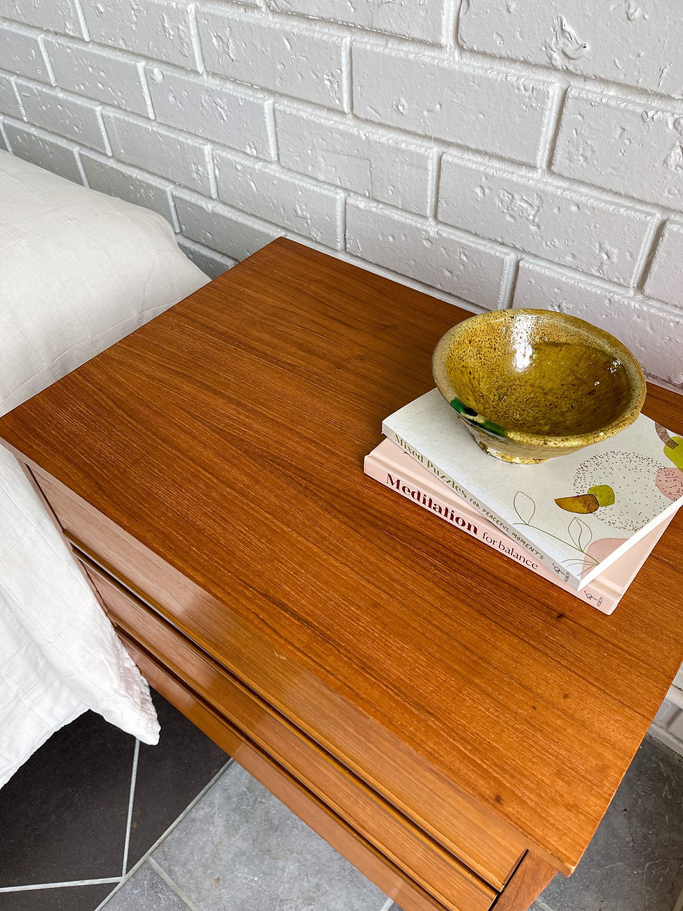 Thumbnail: Teak bedside tables (2)