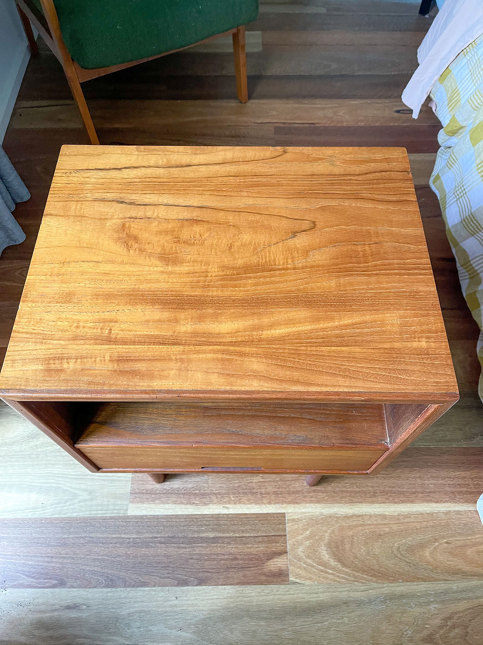 Thumbnail: Rare pair of bedside tables by Hayson Furniture