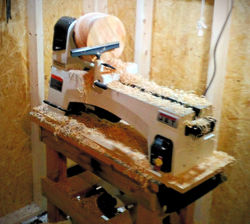 木工旋盤で様々な作品になります