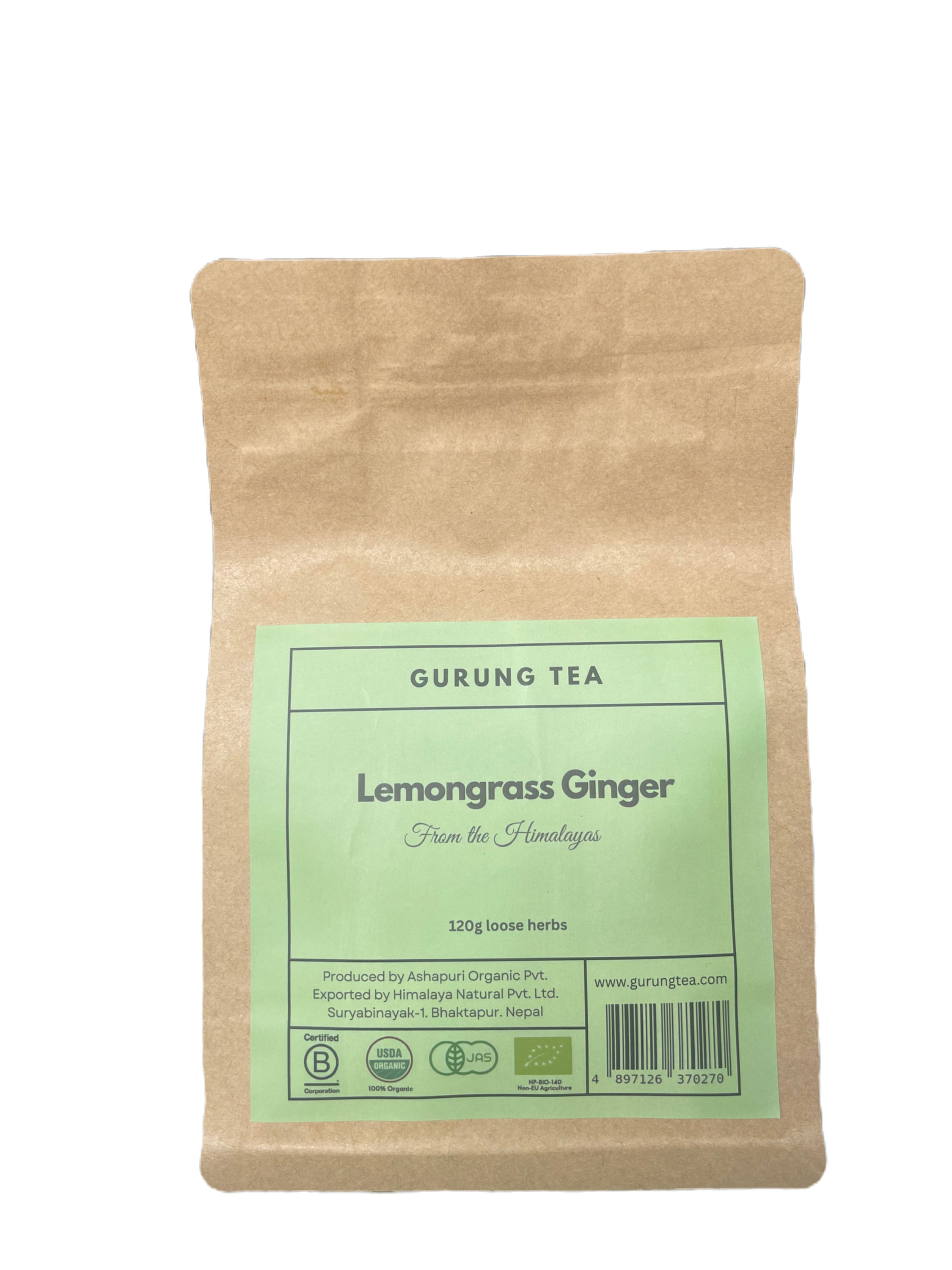Organic Lemongrass Ginger loose herb