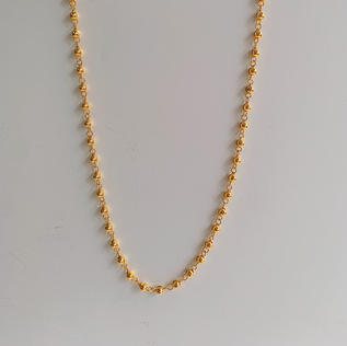 916 Gold Beads Necklace