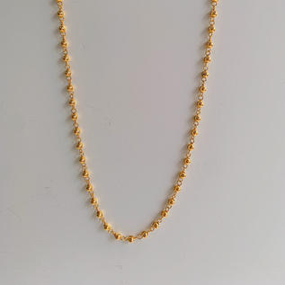 916 Gold Beads Necklace