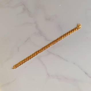 916 Gold Link Bracelet