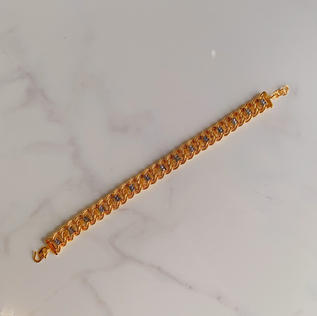 916 Gold Two Tone Coco Bracelet