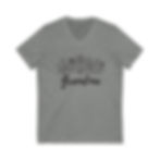 Thumbnail: Grandma Flower Unisex Jersey Short Sleeve V-Neck Tee