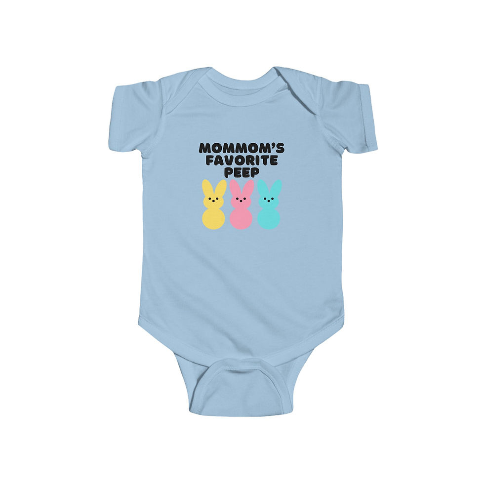 Thumbnail: "Mommom’s Favorite Peep" Infant Bodysuit for Easter