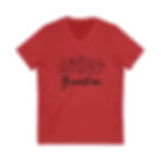 Thumbnail: Grandma Flower Unisex Jersey Short Sleeve V-Neck Tee