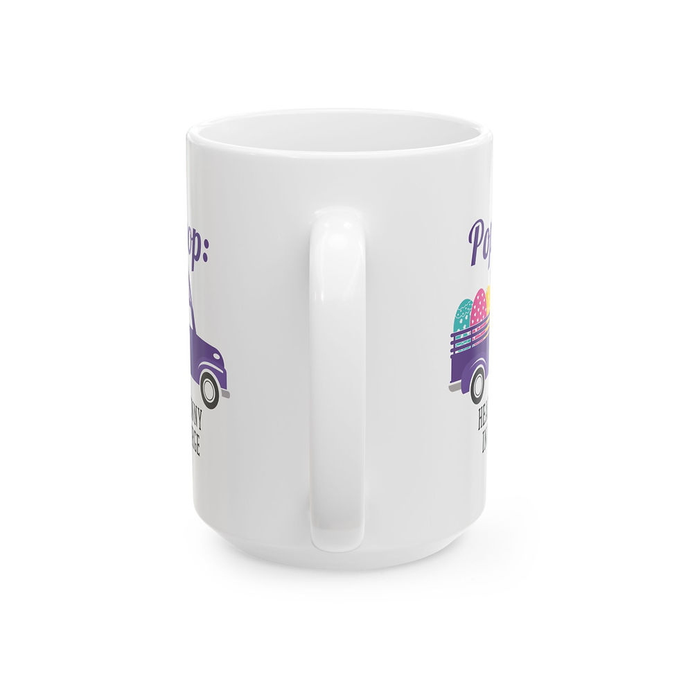 Thumbnail: "Poppop: Head Bunny in Charge" – Ceramic Mug 11oz, 15oz