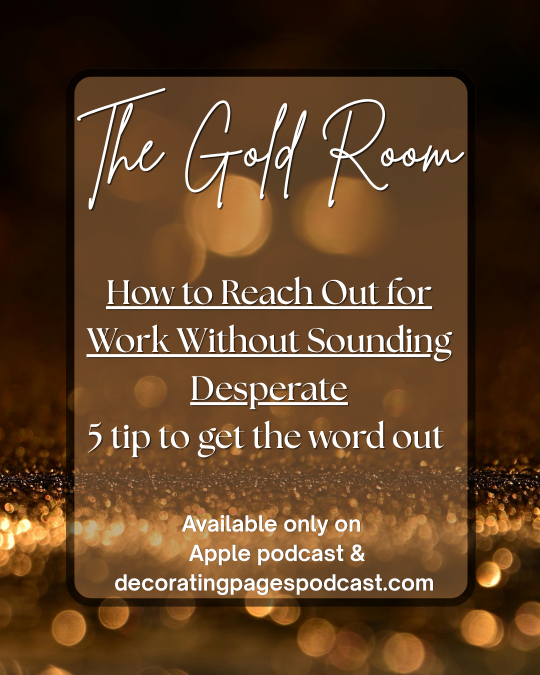 How to Reach Out for Film and TV Work Without Sounding Desperate