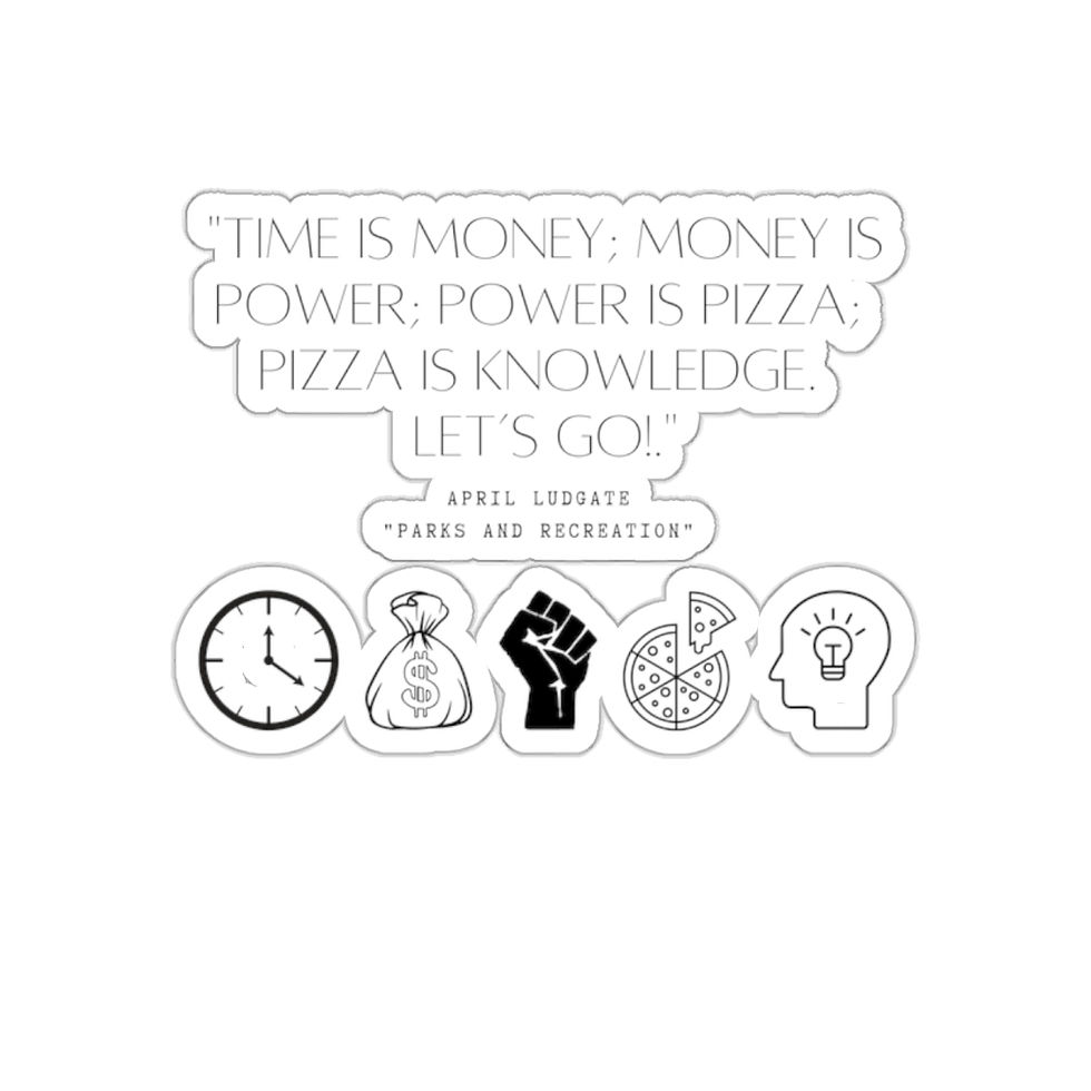 Thumbnail: TV Quote "Parks and Rec" - Kiss-Cut Stickers